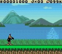 une photo d'Ã©cran de Daffy Duck - Un Tresor de Canard sur Nintendo Game Boy Color